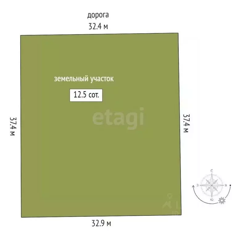 Участок в Тюменская область, Тюменский муниципальный округ, ... - Фото 2