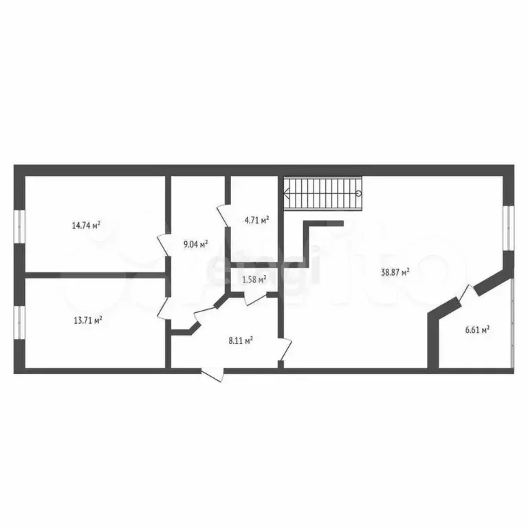 4-к. квартира, 141,4 м, 3/3 эт. - Фото 0
