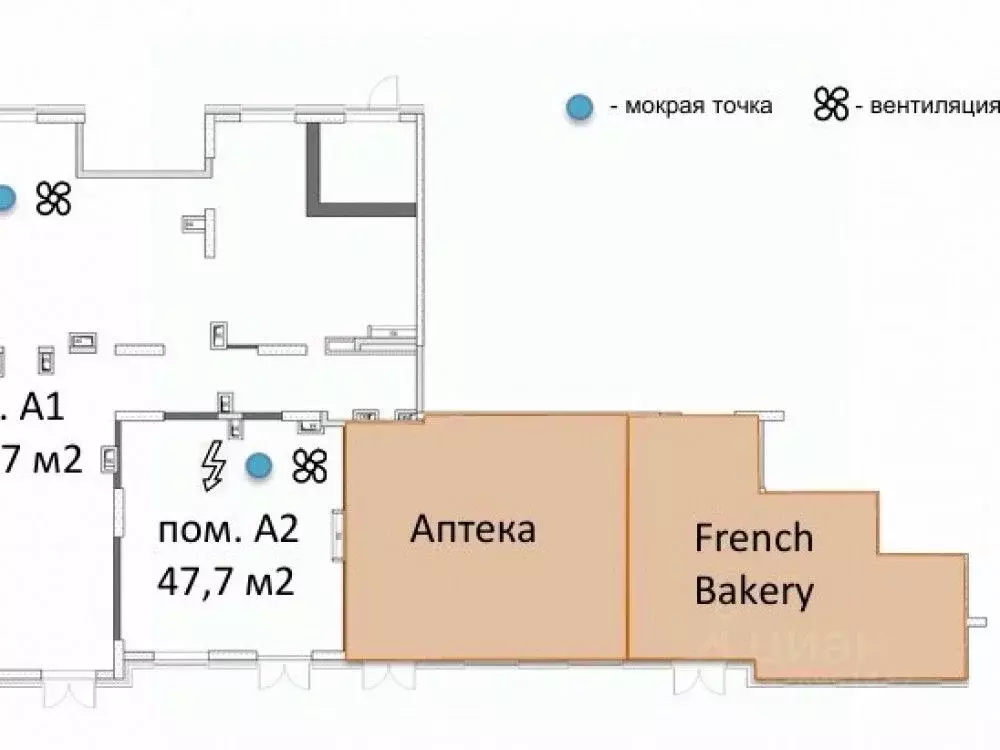 Торговая площадь в Москва Большая Филевская ул., 4 (172 м) - Фото 2