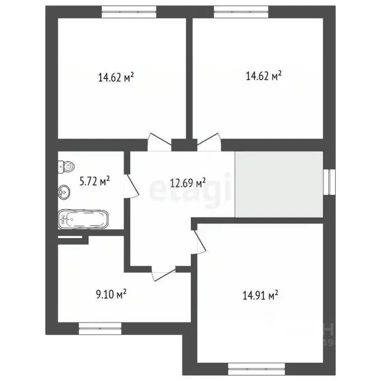 Дом в Воронежская область, с. Новая Усмань ул. Генерала Полубоярова, ... - Фото 2