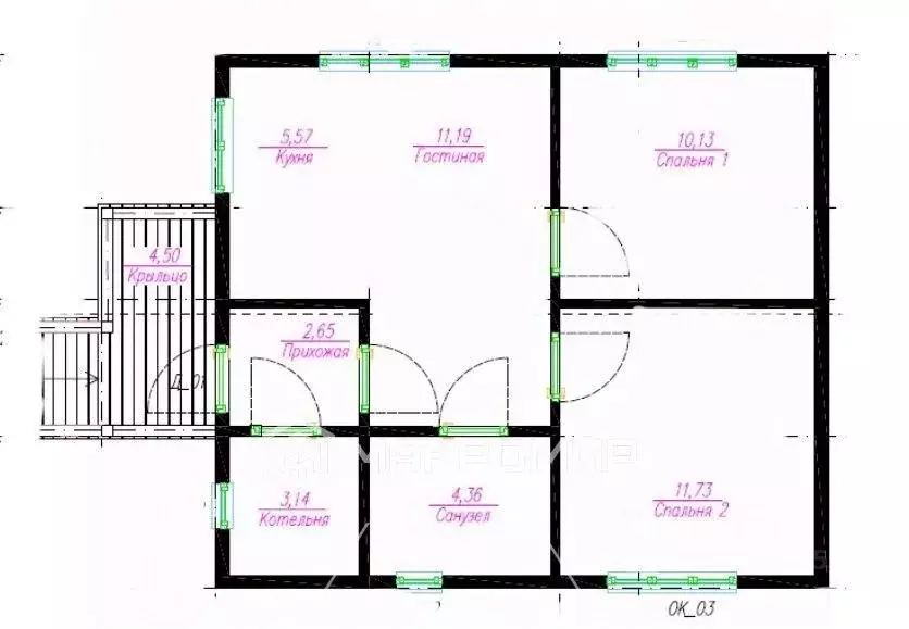 Дом в Новосибирская область, Бердск Марьин Лог СНТ, ул. 62-я, 41 (63 ... - Фото 2