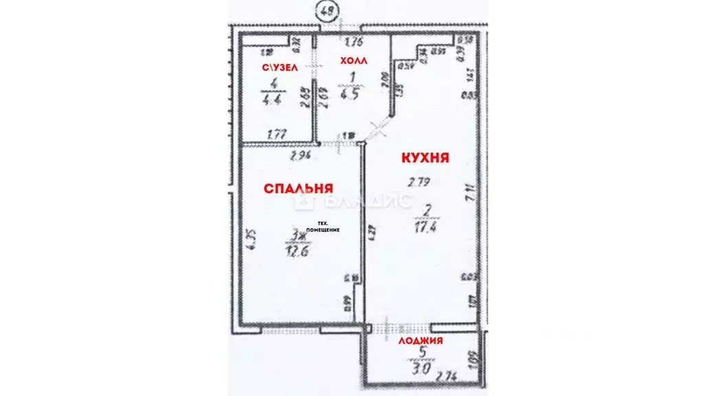 1-к кв. Калининградская область, Гурьевский муниципальный округ, пос. ... - Фото 2