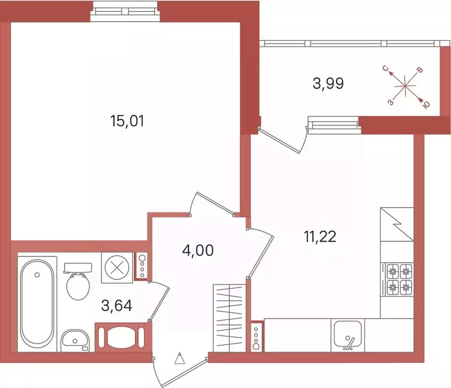 1-к кв. Ленинградская область, Сертолово Всеволожский район, Новое ... - Фото 1