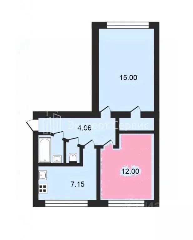 Комната Санкт-Петербург ул. Бабушкина, 66к1 (12.0 м) - Фото 2