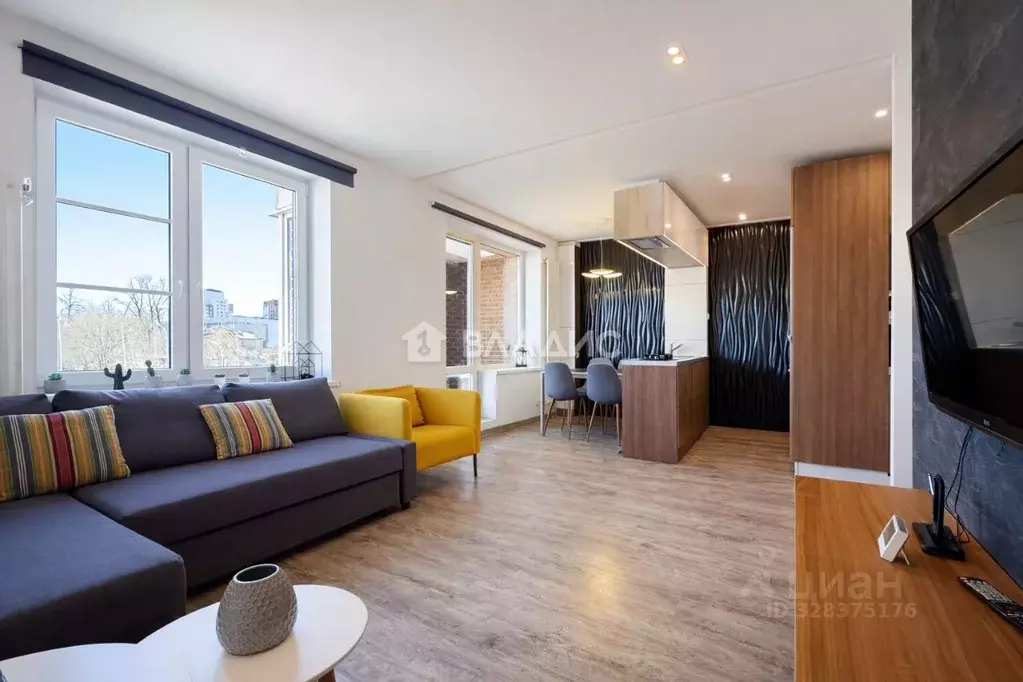 1-к кв. Карелия, Петрозаводск Казарменская ул., 4 (39.6 м) - Фото 2