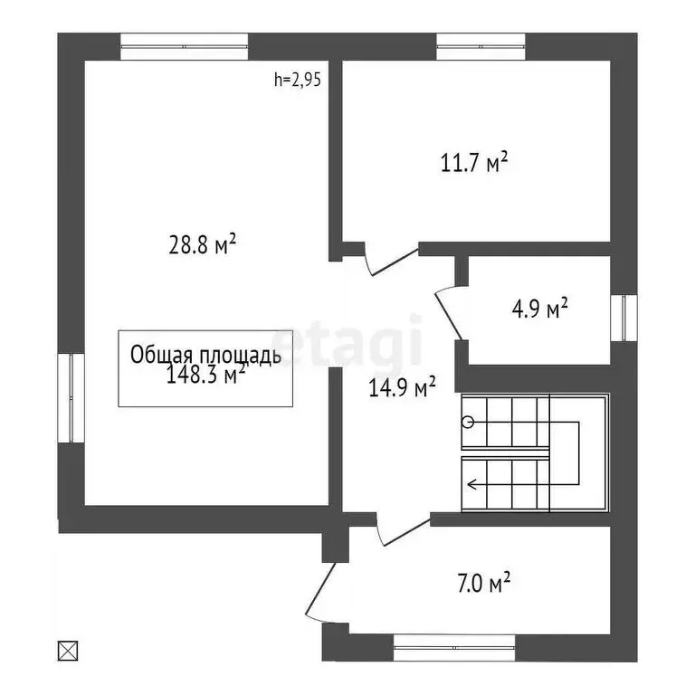 Дом в Новосибирск, 10-й Порт-Артурский переулок (148.3 м) - Фото 1
