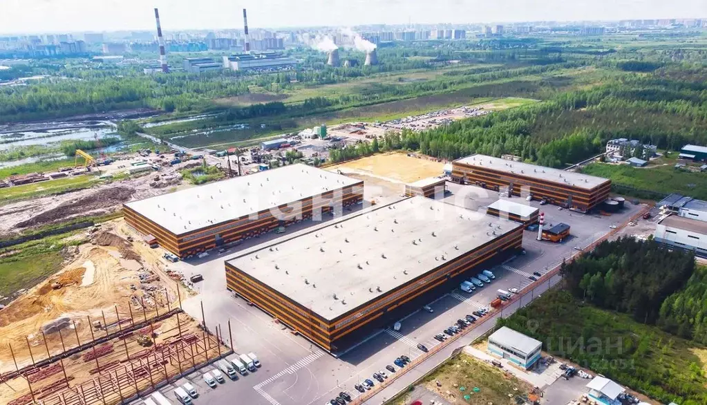 Склад в Ленинградская область, Всеволожский район, Кузьмоловский пгт ... - Фото 1