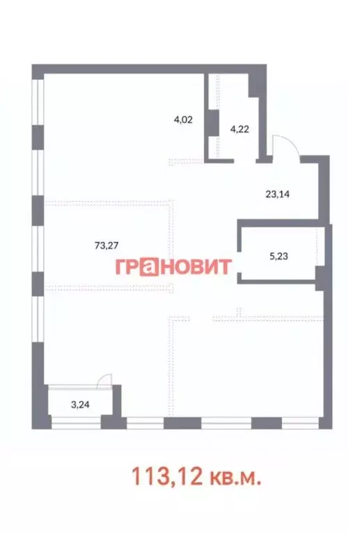 4-к кв. Новосибирская область, Новосибирск ул. Кирова, 50 (113.12 м) - Фото 1