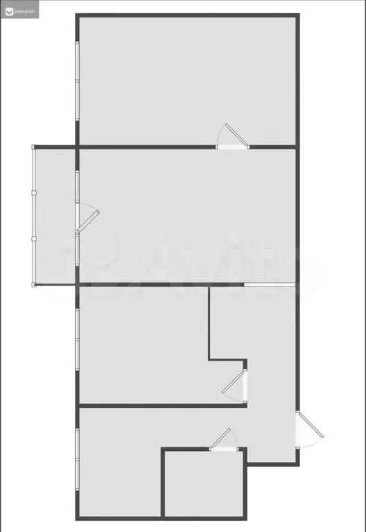 3-к. квартира, 58,3 м, 3/5 эт. - Фото 0