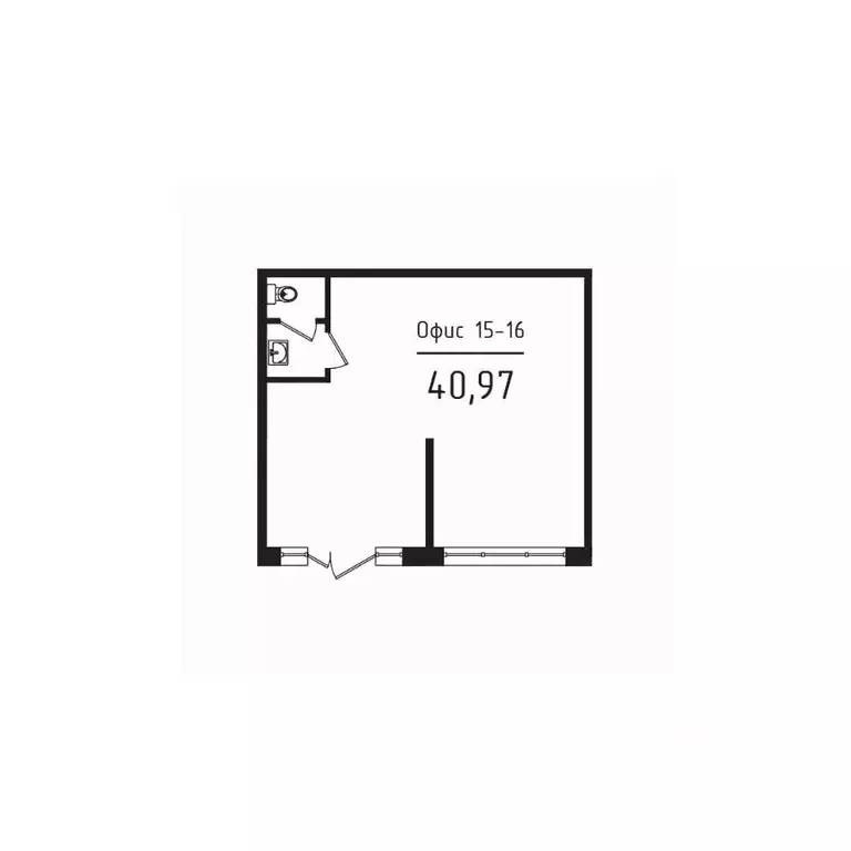 Офис в Адыгея, Майкоп Степная ул. (41 м) - Фото 1