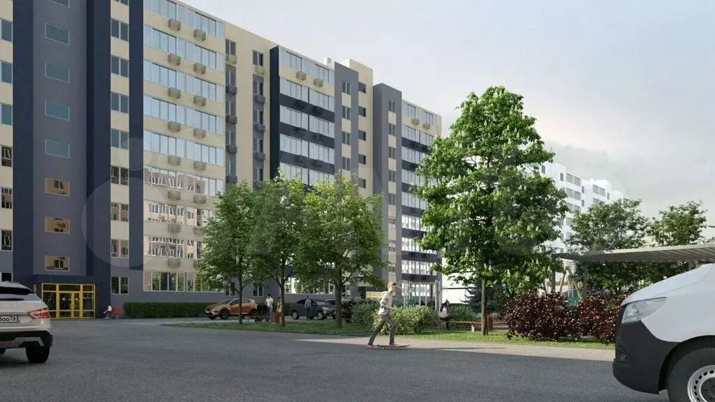 1-к. квартира, 40 м, 1/9 эт. - Фото 1