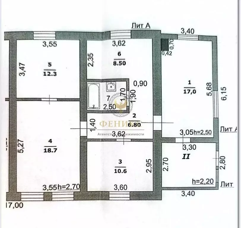 Дом в село Бершаково, улица Калинина (78.2 м) - Фото 1