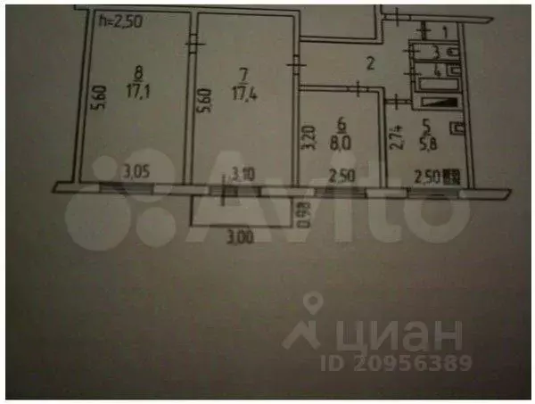 3-к кв. Ивановская область, Шуя ул. Свердлова, 38 (60.0 м) - Фото 1