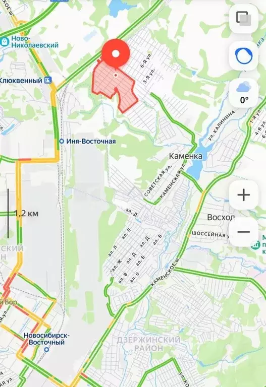 Участок в Новосибирская область, Новосибирский район, Каменский ... - Фото 2