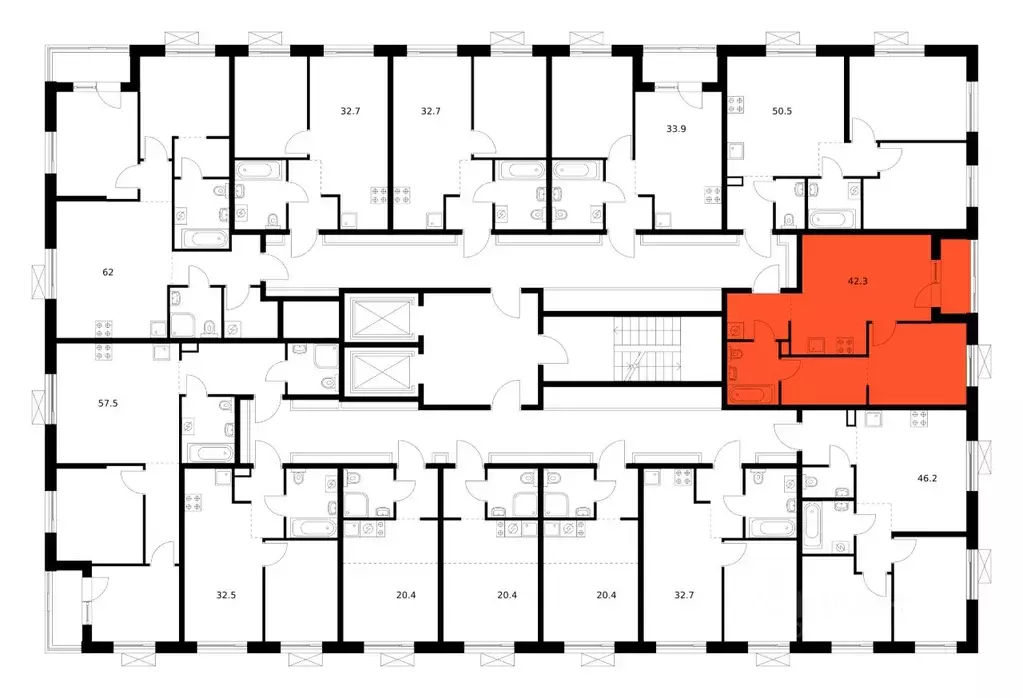 1-к кв. Сахалинская область, Южно-Сахалинск Уюн Парк жилой комплекс, ... - Фото 2