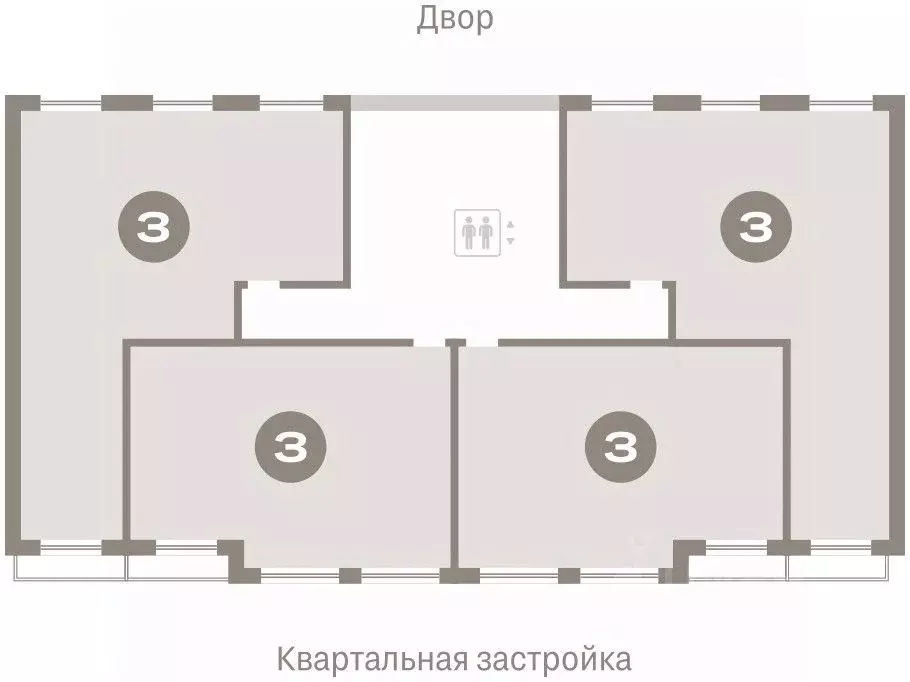 3-к кв. Новосибирская область, Новосибирск Большевистская ул., с49 ... - Фото 1