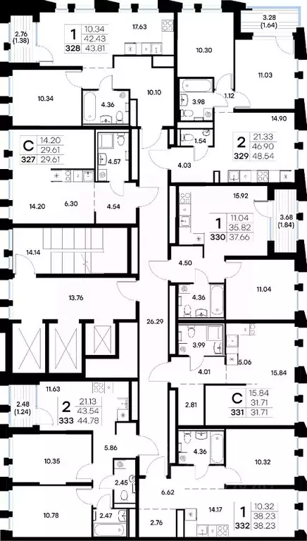 2-к кв. Татарстан, Казань ул. Профессора Мухамедьярова (48.54 м) - Фото 2