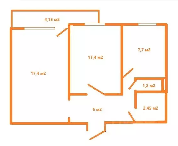 2-к кв. санкт-петербург ул. орджоникидзе, 63к2 (46.1 м) - Фото 1