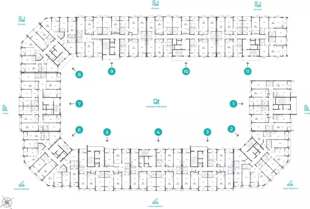 3-к кв. Крым, Евпатория  (85.47 м) - Фото 2