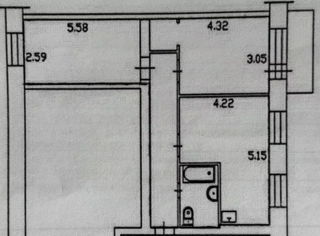 3-к кв. Томская область, Томск тракт Иркутский, 106 (60.0 м) - Фото 2