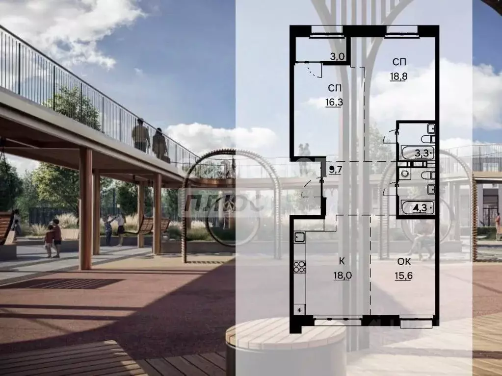 3-к кв. Амурская область, Благовещенск ул. Ленина, 261 (89.0 м) - Фото 1