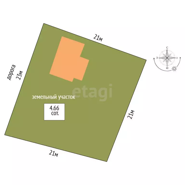 Дом в Чита, Береговой переулок (61.3 м) - Фото 1