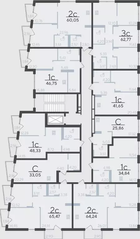 2-к кв. Тюменская область, Тюмень ул. Сергея Свиридова, 13 (64.24 м) - Фото 1
