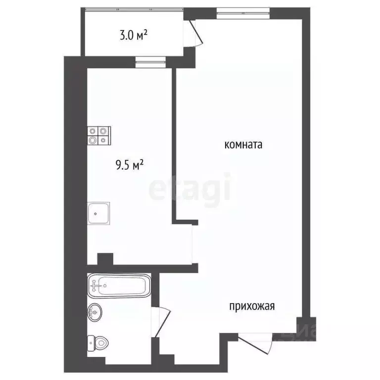 1-к кв. Краснодарский край, Геленджик Дивноморская ул., 37к18 (37.0 м) - Фото 1