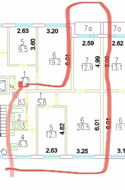 3-комнатная квартира: Москва, улица 50 лет Октября, 19к1 (60.5 м) - Фото 1