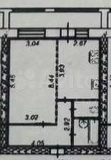 1-к. квартира, 38,5 м, 6/9 эт. - Фото 0