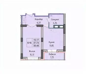 1-к кв. Ярославская область, Ярославль просп. Фрунзе, 53 (39.5 м) - Фото 1