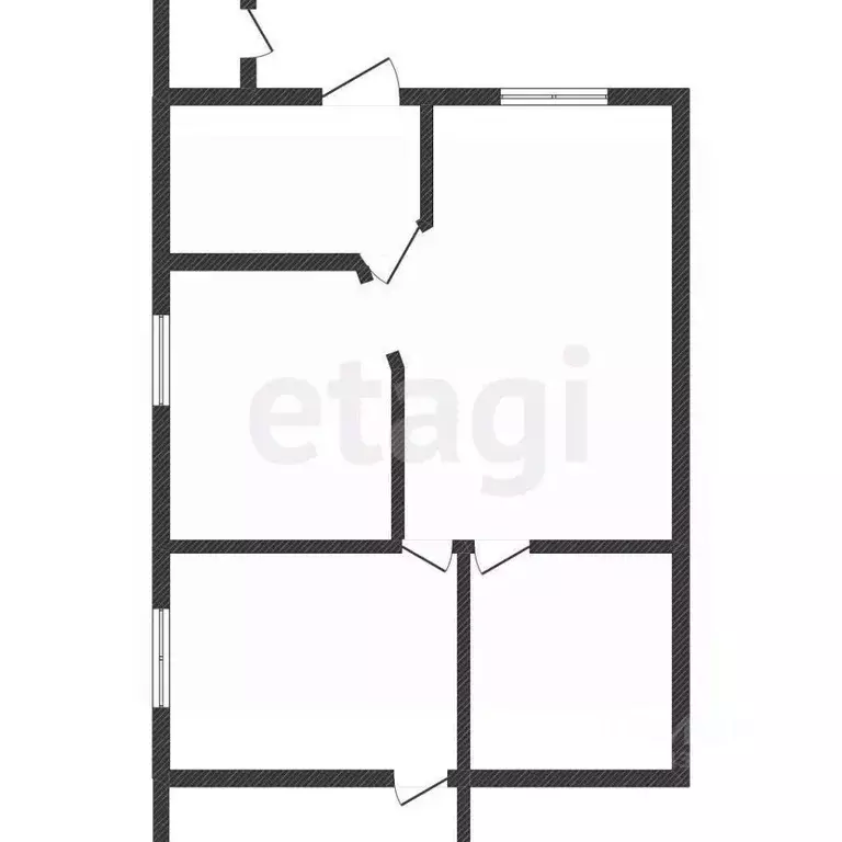 2-к кв. Белгородская область, Вейделевка рп ул. Мира, 79 (53.8 м) - Фото 1
