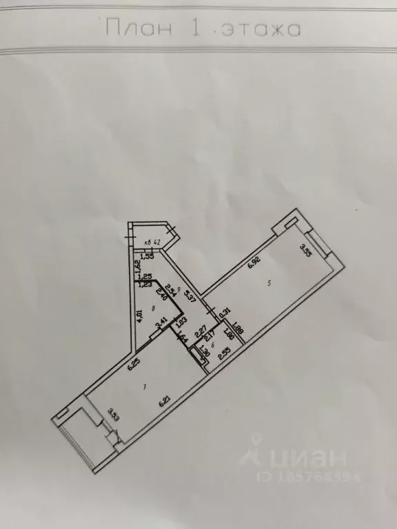 1-к кв. Владимирская область, Владимир ул. Горького, 60А (66.7 м) - Фото 2