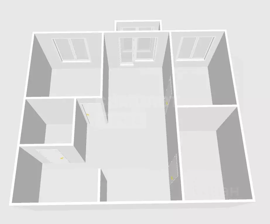 3-к кв. Оренбургская область, Оренбург ул. Степана Разина, 194 (42.6 ... - Фото 2