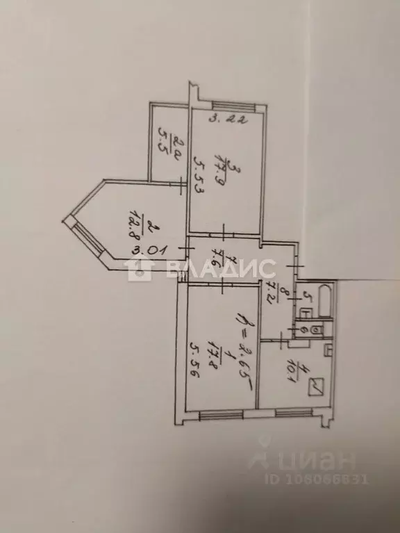 3-к кв. Москва Южнобутовская ул., 133 (85.0 м) - Фото 1