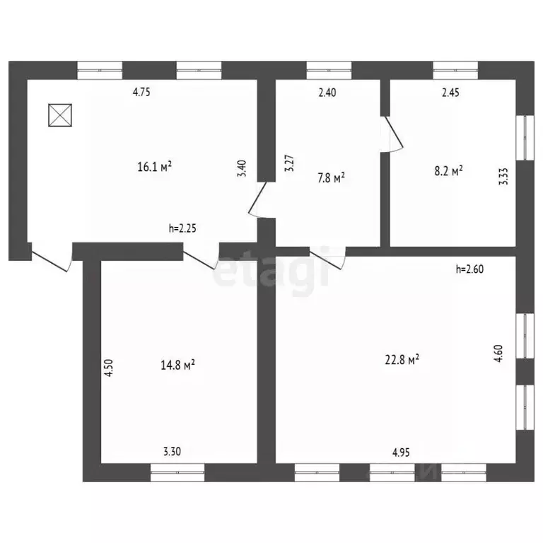 Дом в Мордовия, Саранск ул. Усыскина, 54 (70 м) - Фото 2