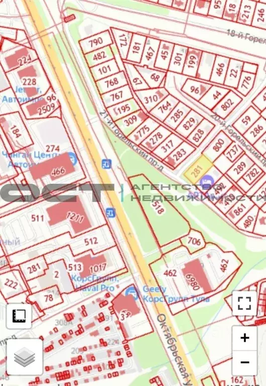 Участок в Тульская область, Тула пос. Горелки, проезд 21-й Горельский, ... - Фото 1