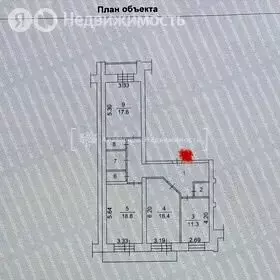 3-комнатная квартира: Томск, улица Никитина, 56 (92.5 м) - Фото 1