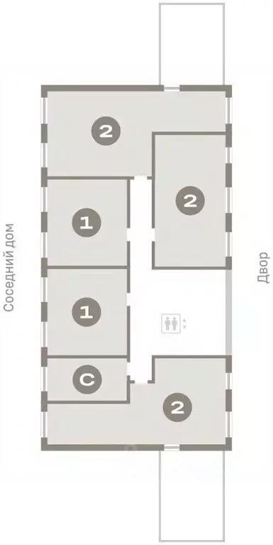 2-к кв. Новосибирская область, Новосибирский район, Краснообск рп, 3-й ... - Фото 2