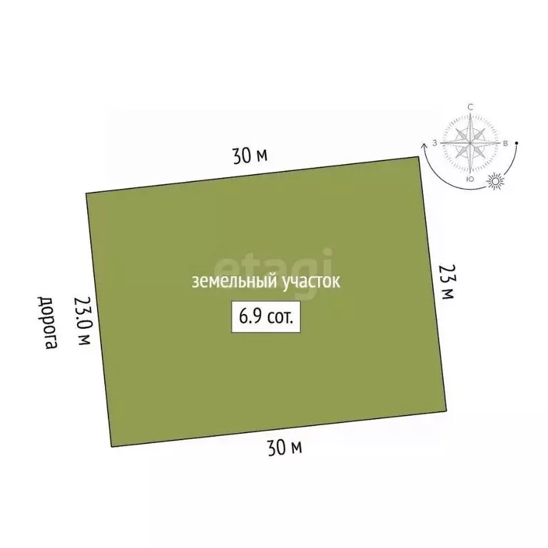 Участок в Ростовская область, Аксайский район, Щепкинское с/пос, пос. ... - Фото 1