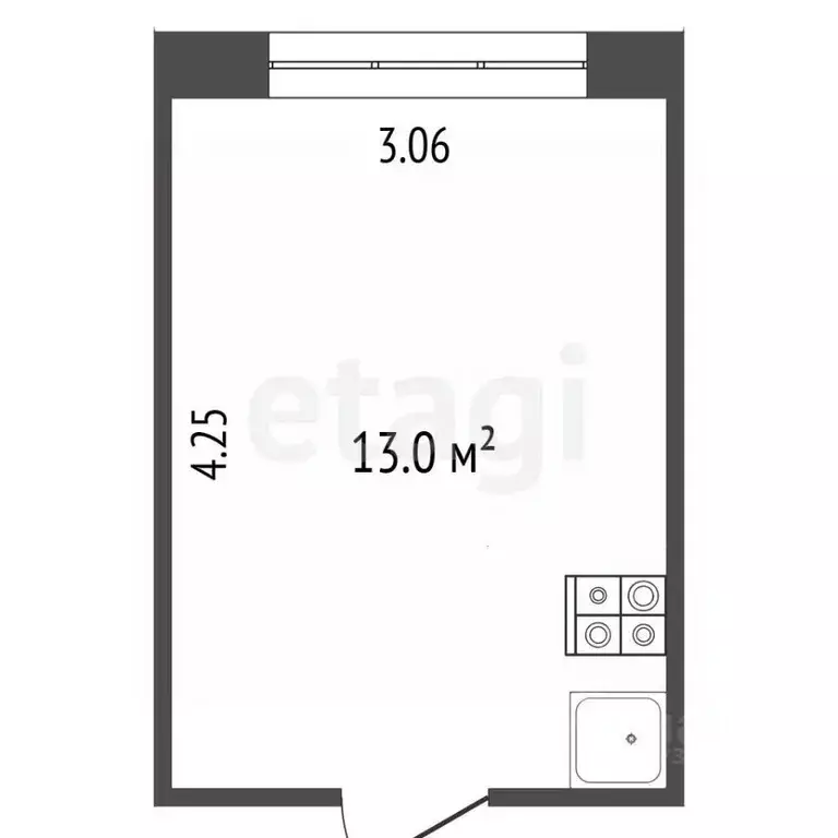Комната Псковская область, Псков Рижский просп., 42А (13.0 м) - Фото 2
