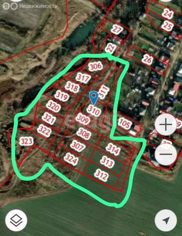 Участок в округ Муром, деревня Санниково (15.66 м) - Фото 1