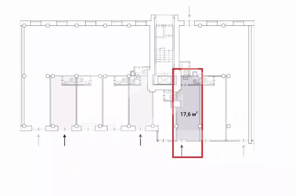 Помещение свободного назначения в Москва Планерная ул., 12К1 (18 м) - Фото 2