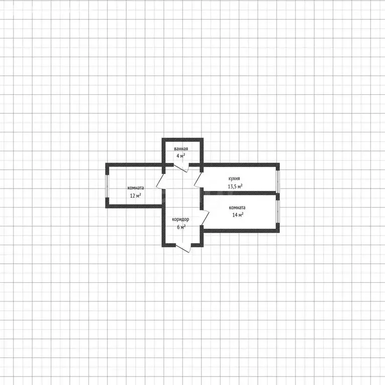 2-комнатная квартира: Майкоп, улица Чкалова, 65 (58.8 м) - Фото 1