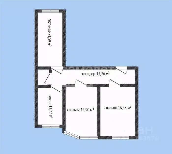 3-к кв. Дагестан, Каспийск просп. М. Омарова, 9В (105.0 м) - Фото 2