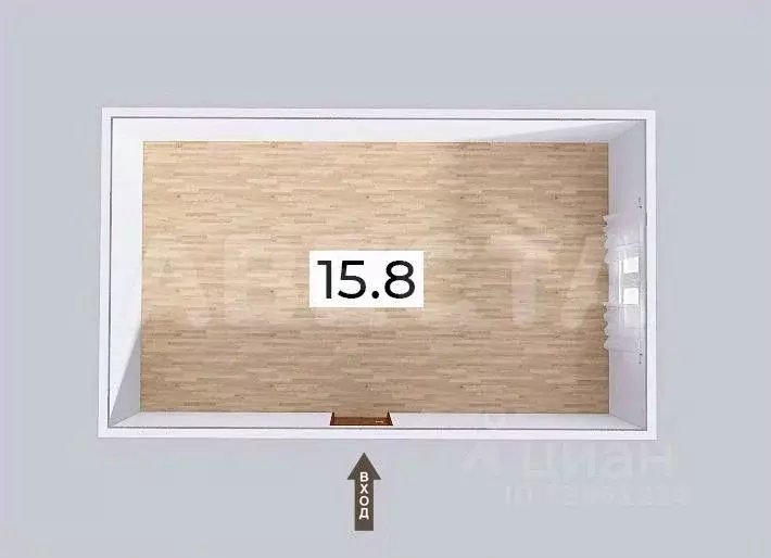 Комната Омская область, Омск ул. Котовского, 12 (15.8 м) - Фото 1
