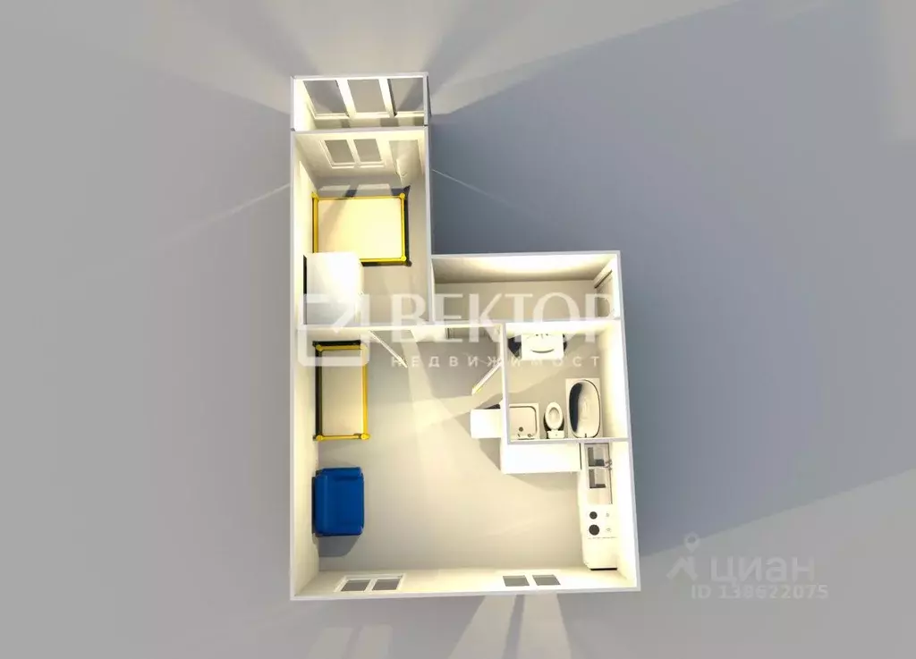 2-к кв. Ярославская область, Ярославский муниципальный округ, пос. ... - Фото 2