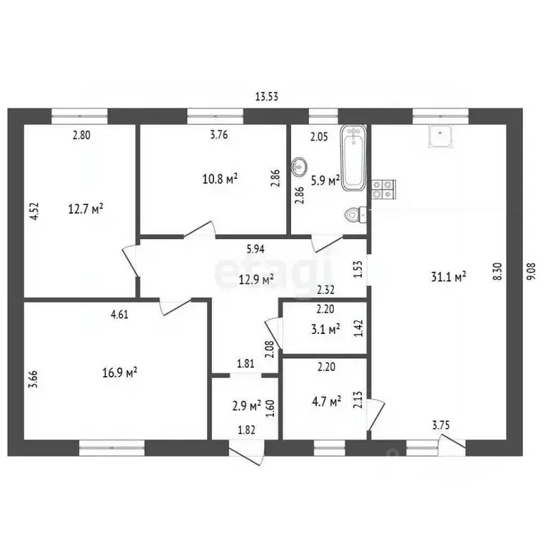 Дом в Ростовская область, Батайск ул. Гайдаш (105 м) - Фото 2