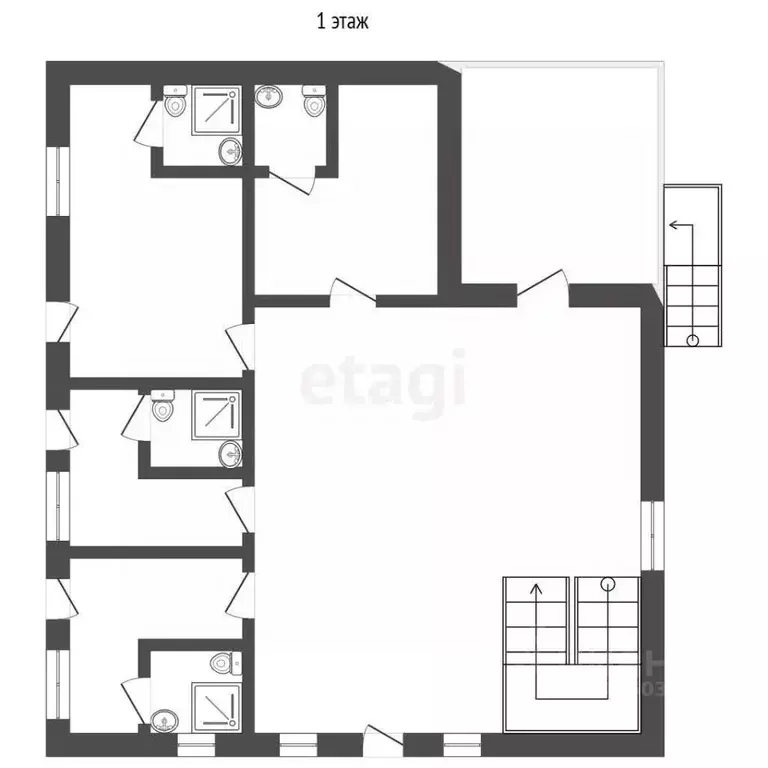 Дом в Крым, Черноморское пгт ул. Луговая, 20Б (433 м) - Фото 2