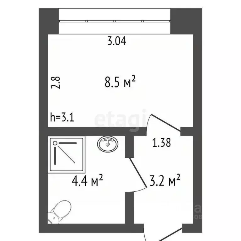 Офис в Омская область, Омск ул. 10 лет Октября, 203В (16 м) - Фото 2